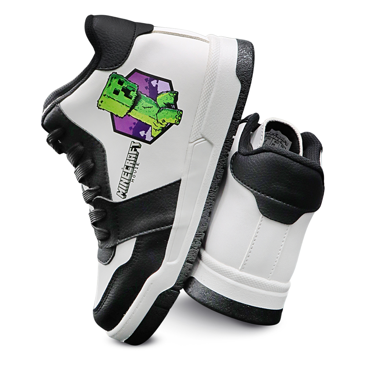 Foto 3 pulgar | Tenis Minecraft Movie Creeper Media Bota Para Niño