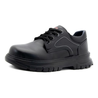 Foto 4 | Tenis Zapato Escolar Yuyin Niño Choclo Antiderrapante 22-25 Negro