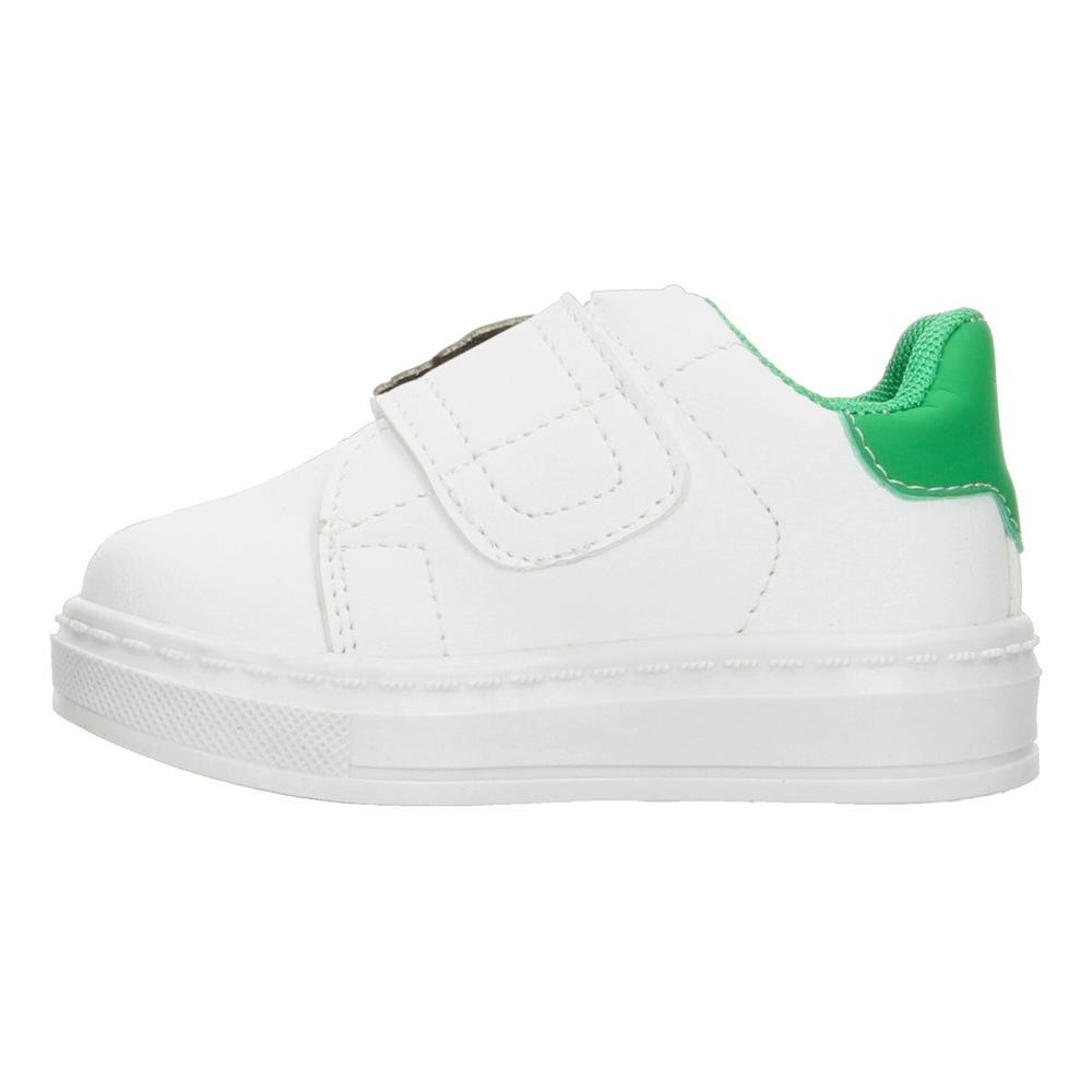 Foto 4 pulgar | Tenis Blasito Blanco Y Verde Para Niño Infantil Cómodo Con Velcro Escolar Verde