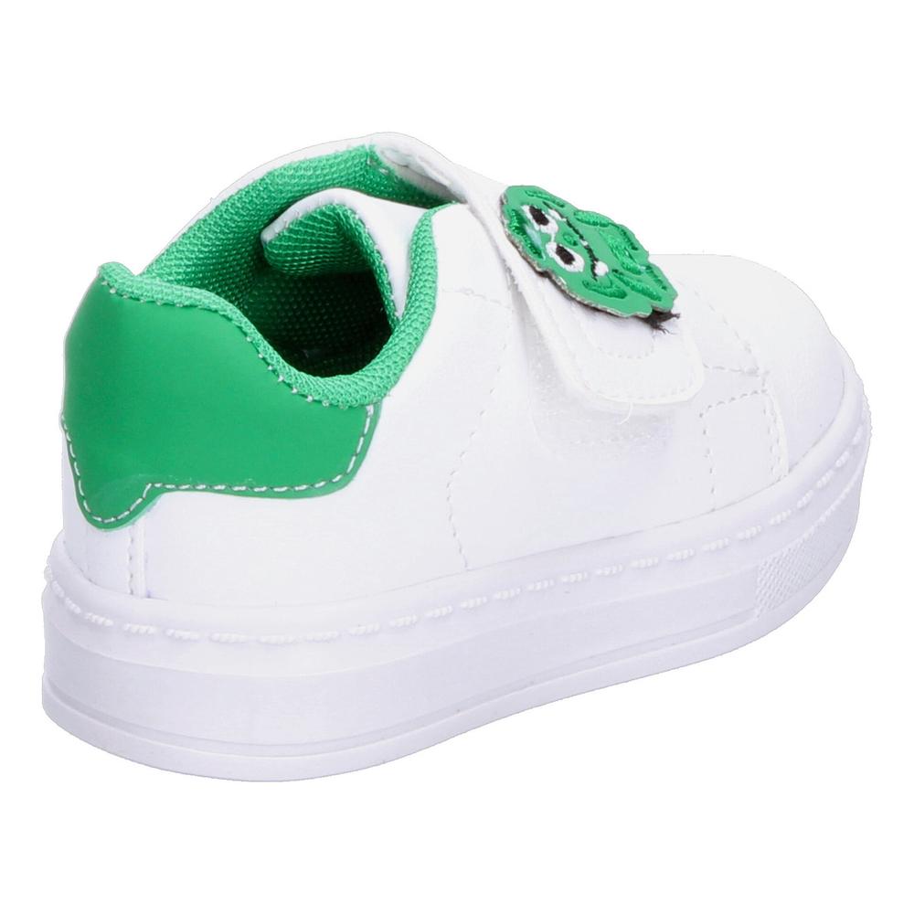 Foto 5 pulgar | Tenis Blasito Blanco Y Verde Para Niño Infantil Cómodo Con Velcro Escolar Verde