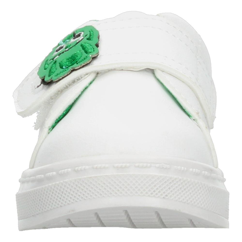 Foto 6 pulgar | Tenis Blasito Blanco Y Verde Para Niño Infantil Cómodo Con Velcro Escolar Verde