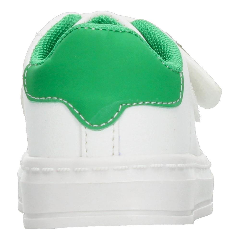 Foto 7 pulgar | Tenis Blasito Blanco Y Verde Para Niño Infantil Cómodo Con Velcro Escolar Verde