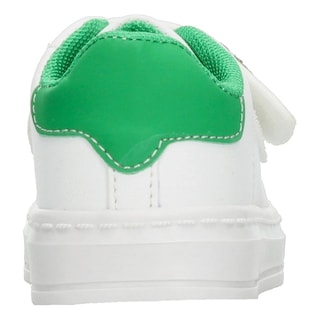 Foto 6 | Tenis Blasito Blanco Y Verde Para Niño Infantil Cómodo Con Velcro Escolar Verde