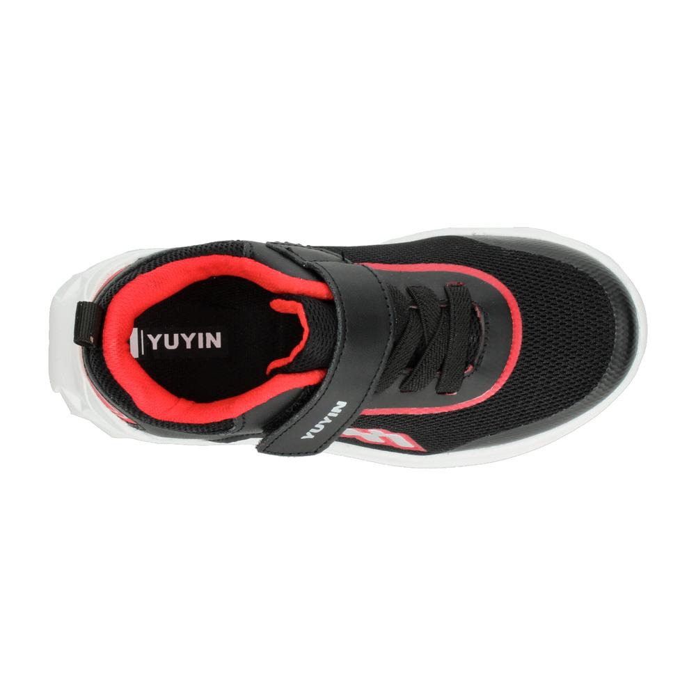 Foto 9 pulgar | Tenis Yuyin Negro Para Niño T18-22 [yuy571] Negro