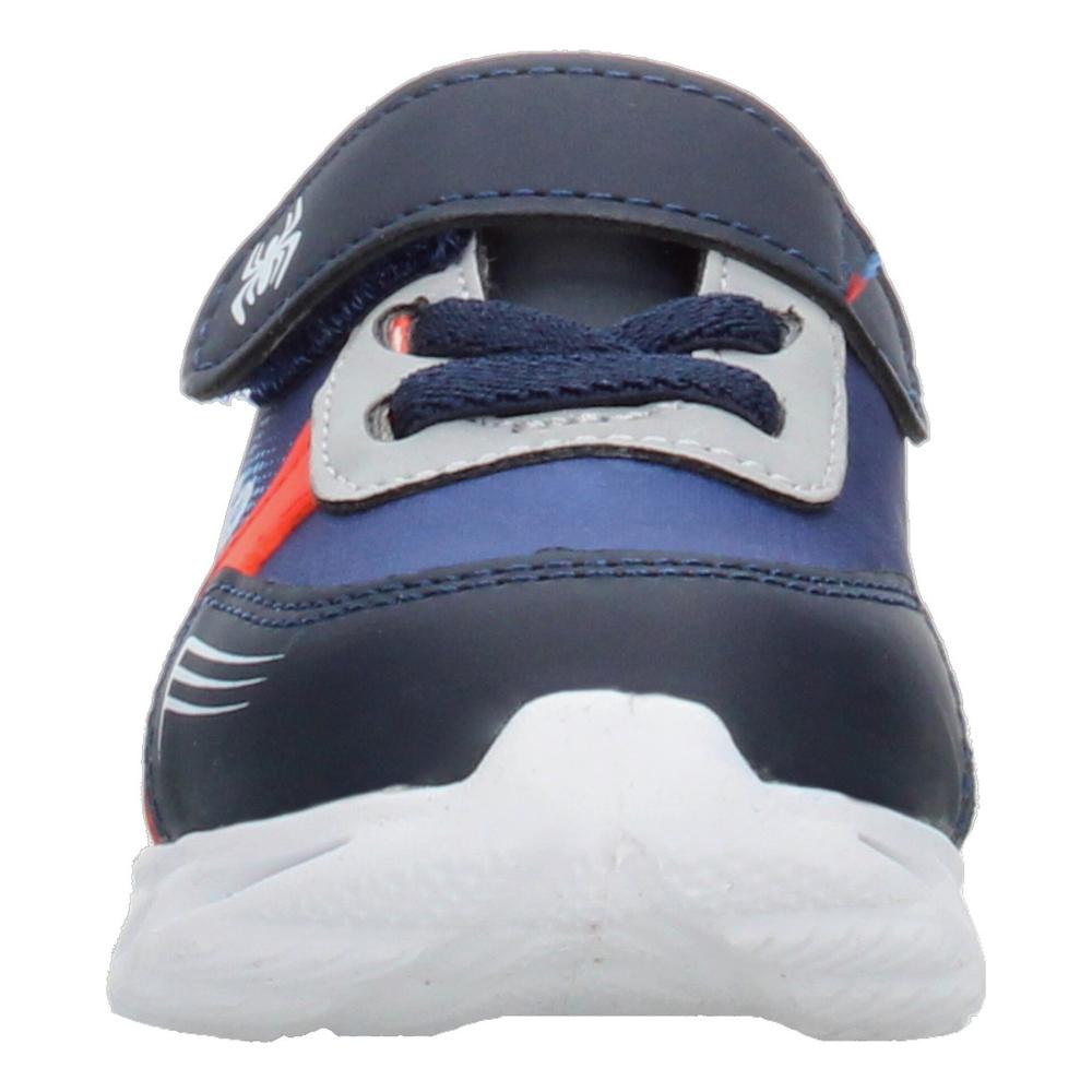 Foto 7 pulgar | Tenis Niño Marvel Azul Deportivo Casual Cómodo Ligero Superhéroe Spiderman Velcro Ajustable Rojo