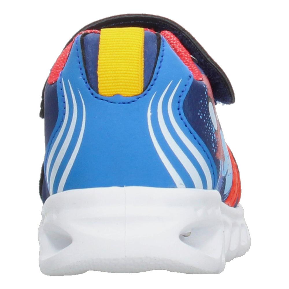 Foto 8 pulgar | Tenis Niño Marvel Azul Deportivo Casual Cómodo Ligero Superhéroe Spiderman Velcro Ajustable Rojo