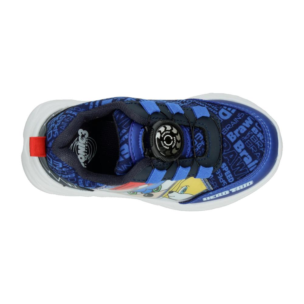 Foto 9 pulgar | Tenis Sonic Azul Para Niño T15-18 [son8] Azul