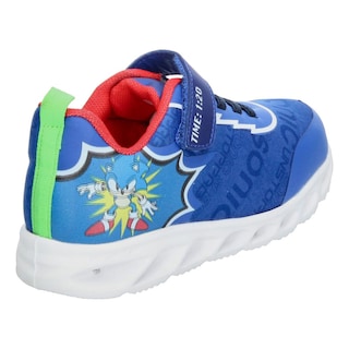 Foto 3 | Tenis Niño Sonic Azul Casual Ligero Suela Luces Led Videojuego Caricatura Cintas Velcro Ajustable Azul