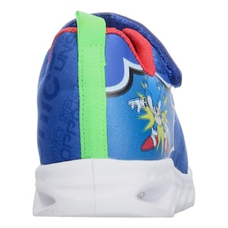 Foto 7 | Tenis Niño Sonic Azul Casual Ligero Suela Luces Led Videojuego Caricatura Cintas Velcro Ajustable Azul