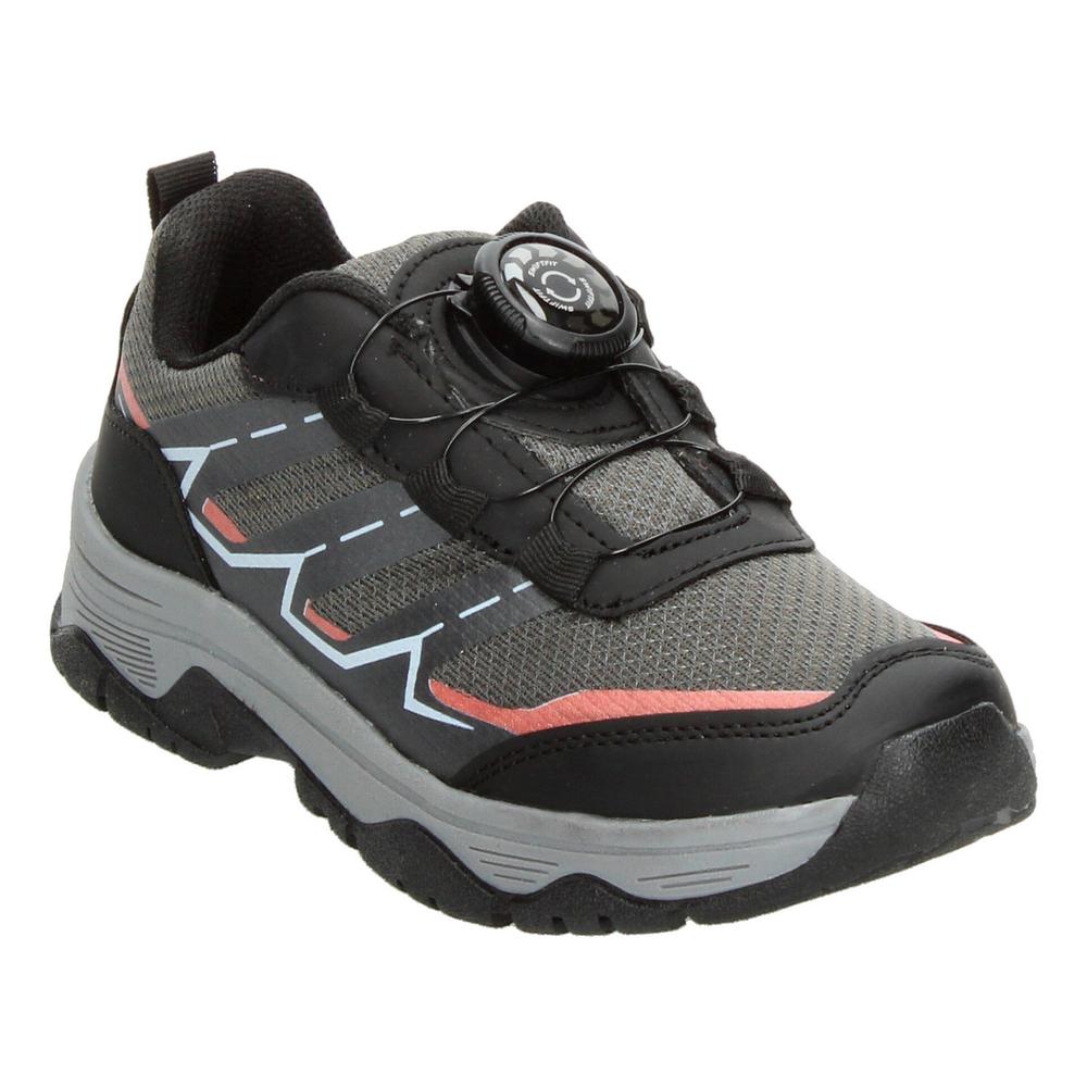Foto 5 pulgar | Tenis Niño Vavito Color Gris Sneakers Casual Ligero Cómodo Confort Cintas Agujetas Ajustables Negro