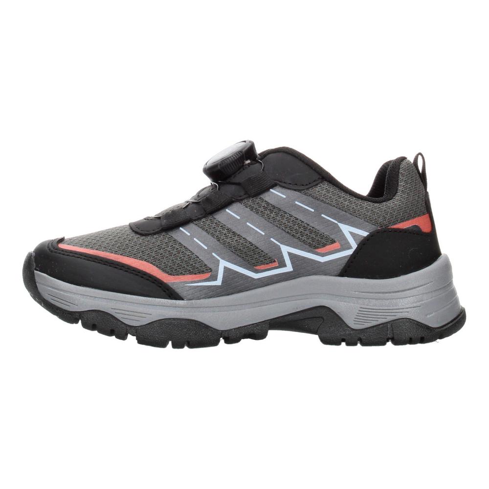 Foto 6 pulgar | Tenis Niño Vavito Color Gris Sneakers Casual Ligero Cómodo Confort Cintas Agujetas Ajustables Negro