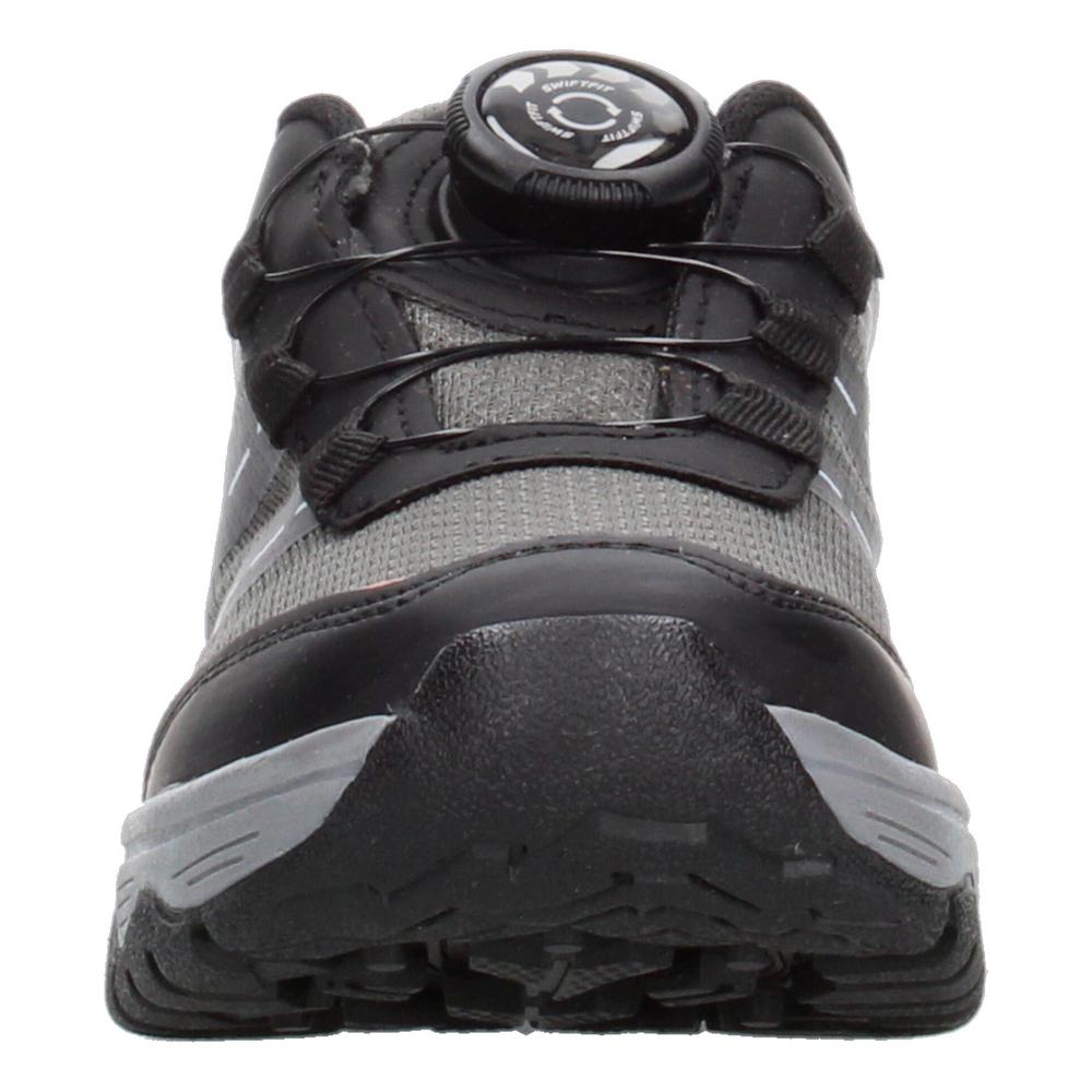 Foto 6 | Tenis Niño Vavito Color Gris Sneakers Casual Ligero Cómodo Confort Cintas Agujetas Ajustables Negro