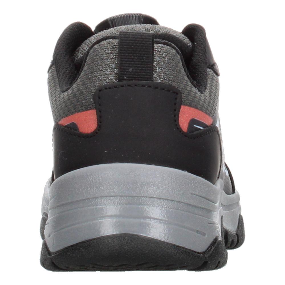 Foto 8 pulgar | Tenis Niño Vavito Color Gris Sneakers Casual Ligero Cómodo Confort Cintas Agujetas Ajustables Negro