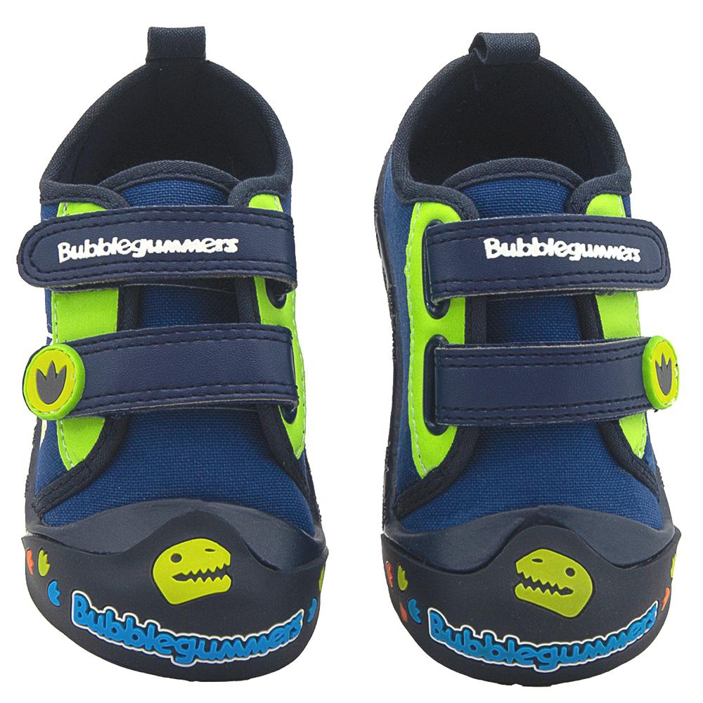 Foto 9 pulgar | Tenis Para Niño Bubble Gummers Dinosaurio Puntera Protección Azul Marino