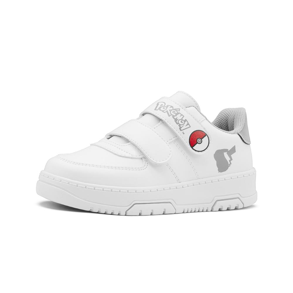 Foto 5 pulgar | Tenis Escolares Yuyin Para Niño Pokémon Picachu Antiderrapante Blanco