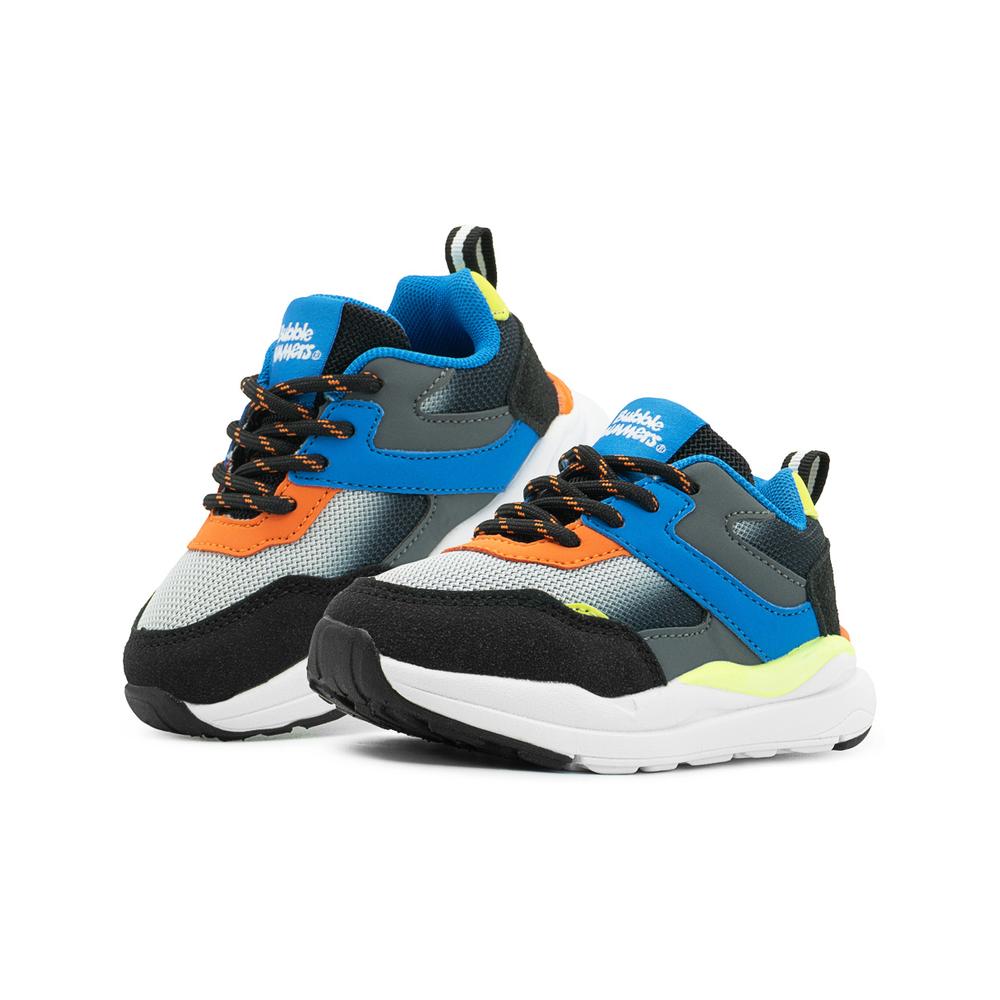 Tenis Niño Bubble Gummers  Negro/rey Solid Antiderrapante Negro