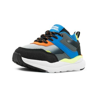 Foto 4 | Tenis Niño Bubble Gummers Negro/rey Solid Antiderrapante Negro