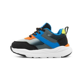 Foto 6 | Tenis Niño Bubble Gummers Negro/rey Solid Antiderrapante Negro