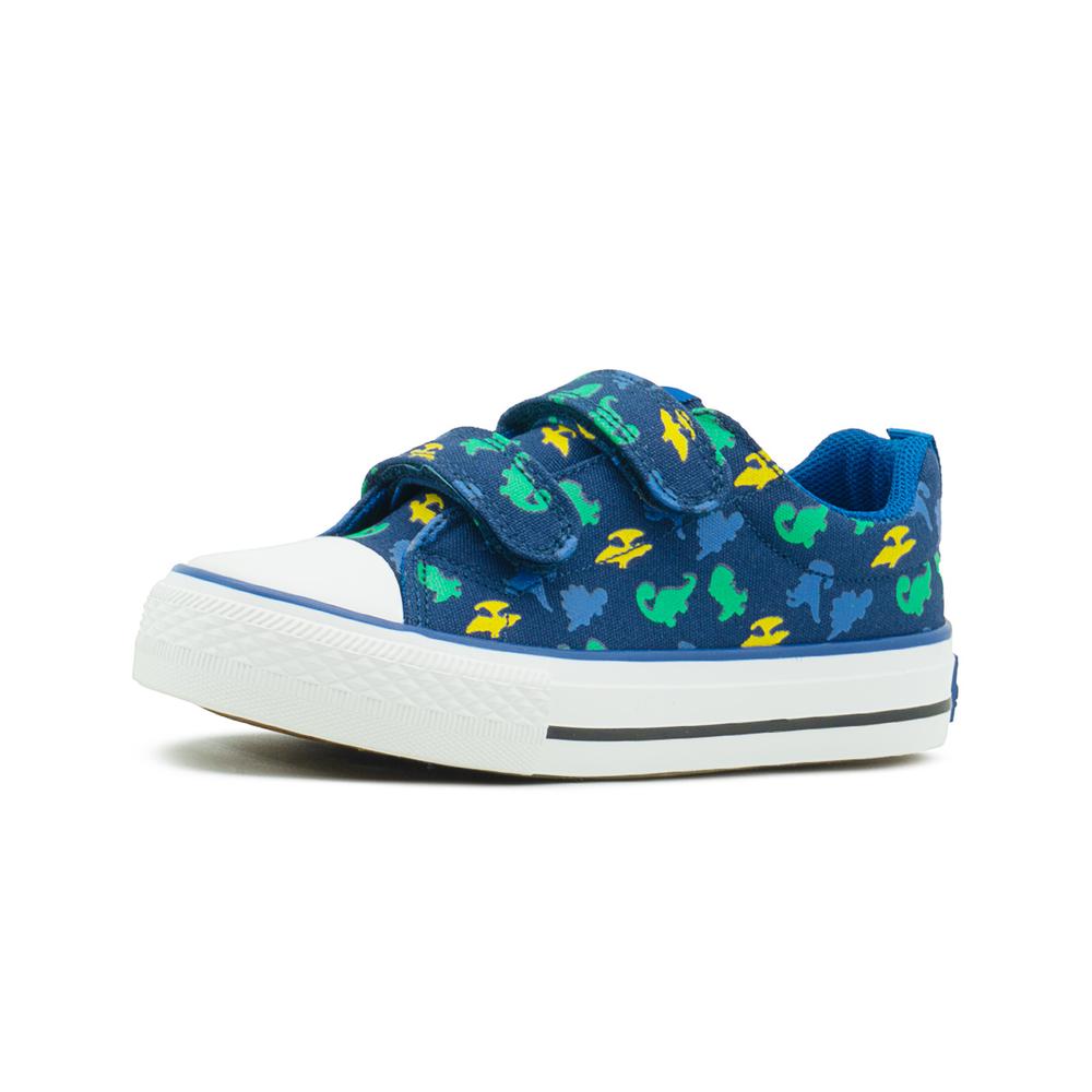 Foto 5 | Tenis Para Niño Choclo Bubble Gummers Dinosaurios Azul Verde Oscuro