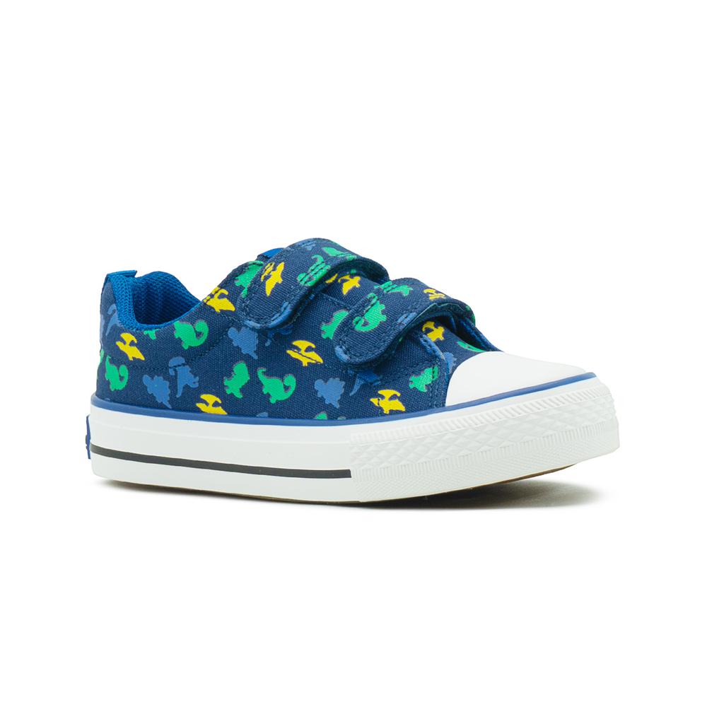Foto 7 pulgar | Tenis Para Niño Choclo Bubble Gummers Dinosaurios Azul Verde Oscuro