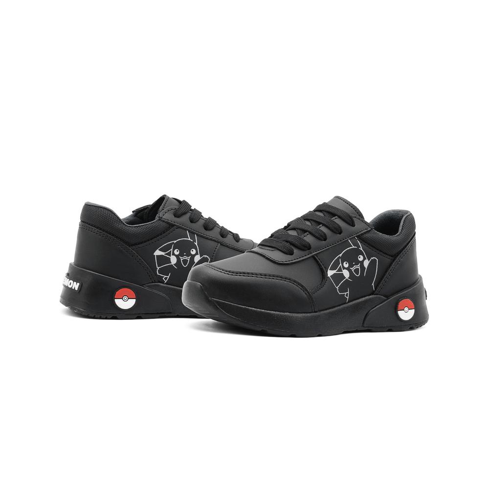Foto 4 pulgar | Tenis Escolares Yuyin Para Niño Pokémon Picachu Antiderrapante Negro