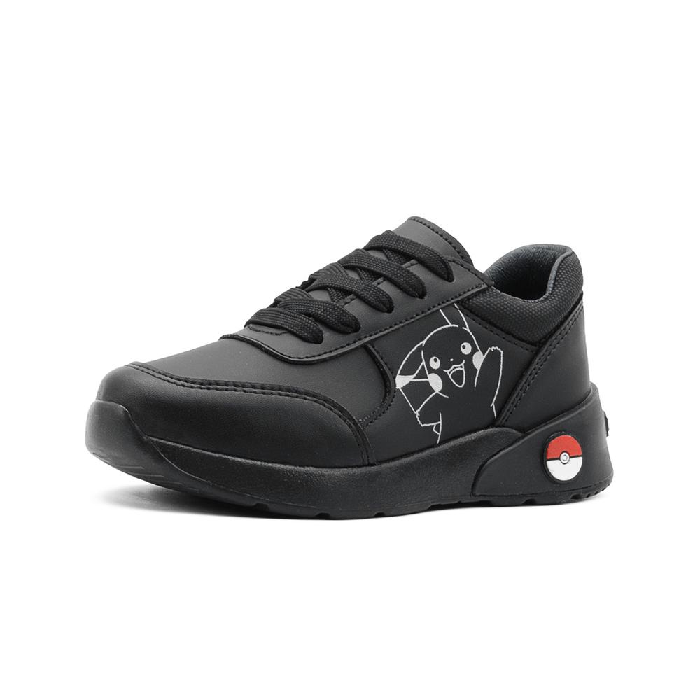 Foto 5 pulgar | Tenis Escolares Yuyin Para Niño Pokémon Picachu Antiderrapante Negro