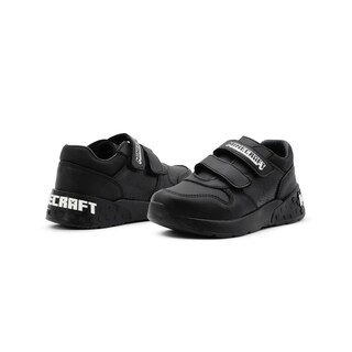 Foto 3 | Tenis Yuyin Para Niño Escolar Minecraft Antiderrapante 18-21.5 Negro