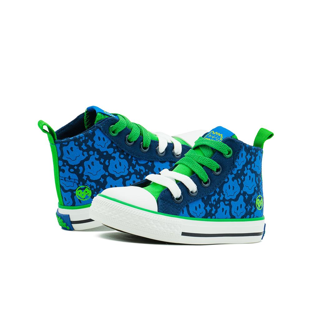 Foto 2 | Tenis Bota Bubble Gummers Totti Para Niño Casuales 13-21 Azul Marino