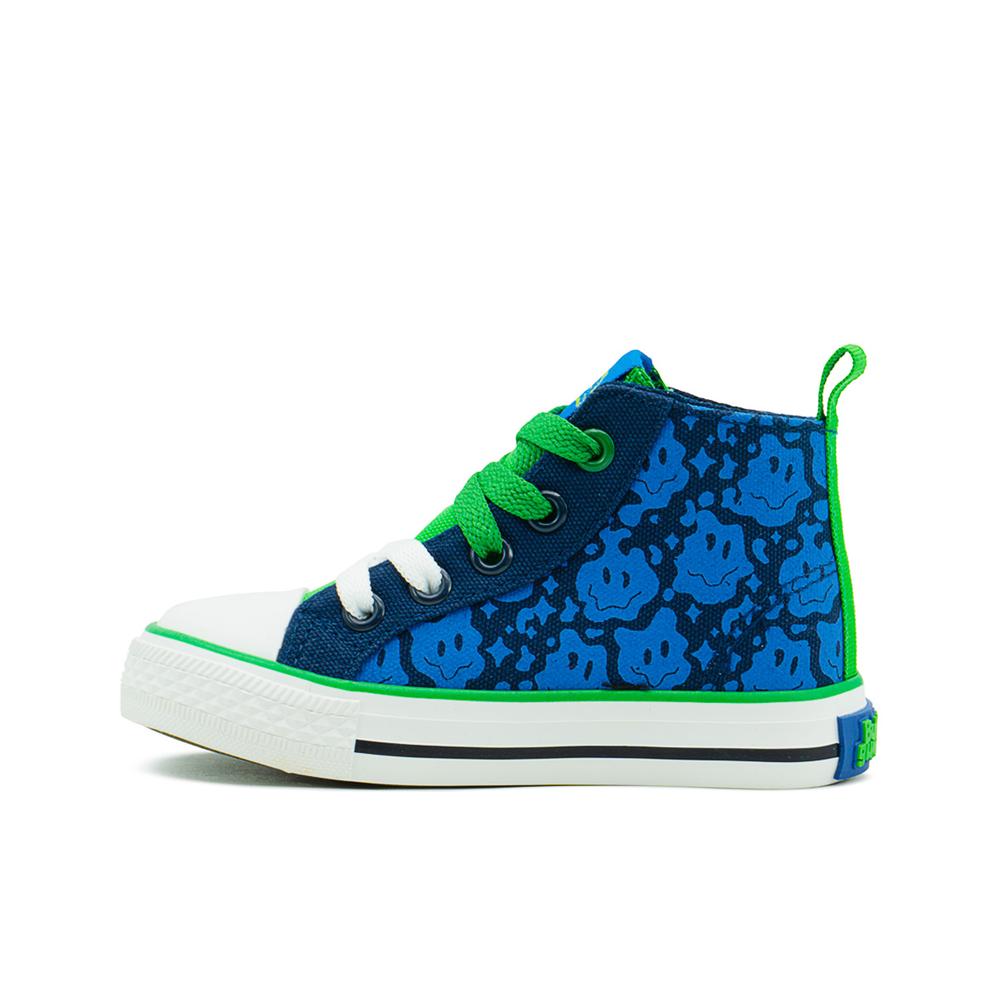 Foto 7 pulgar | Tenis Bota Bubble Gummers Totti Para Niño Casuales 13-21 Azul Marino