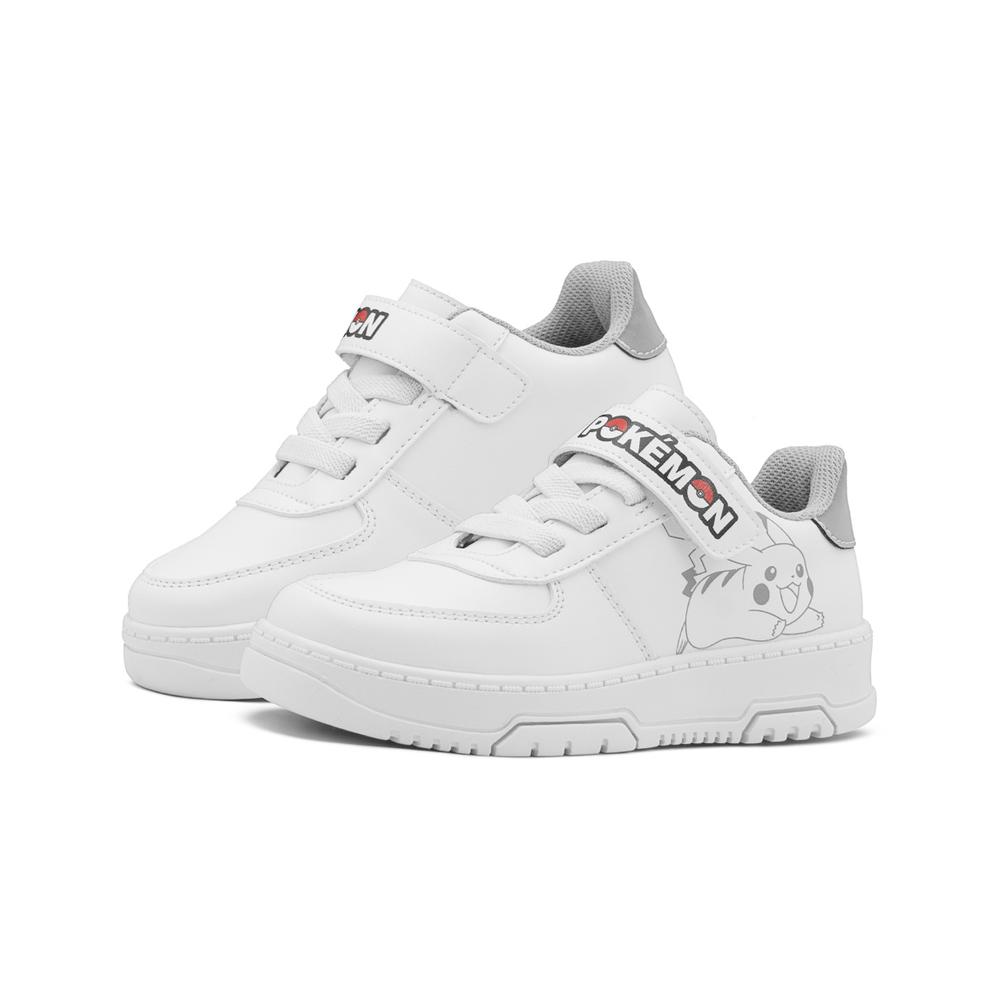 Foto 3 pulgar | Tenis Yuyin Escolares Para Niño Pokémon Pikachu Casual Blanco Blanco