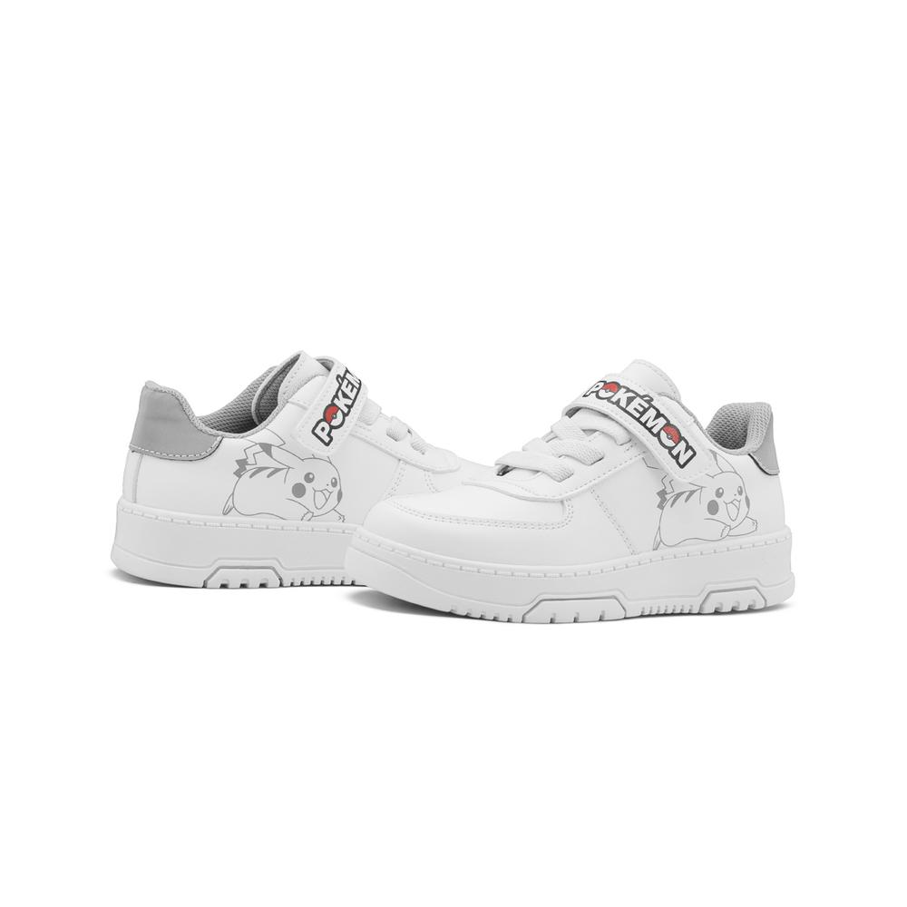 Foto 4 pulgar | Tenis Yuyin Escolares Para Niño Pokémon Pikachu Casual Blanco Blanco