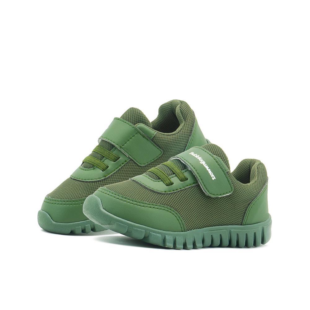 Tenis Bubble Gummers Hit Para Niño Color Verde Militar Verde Oscuro