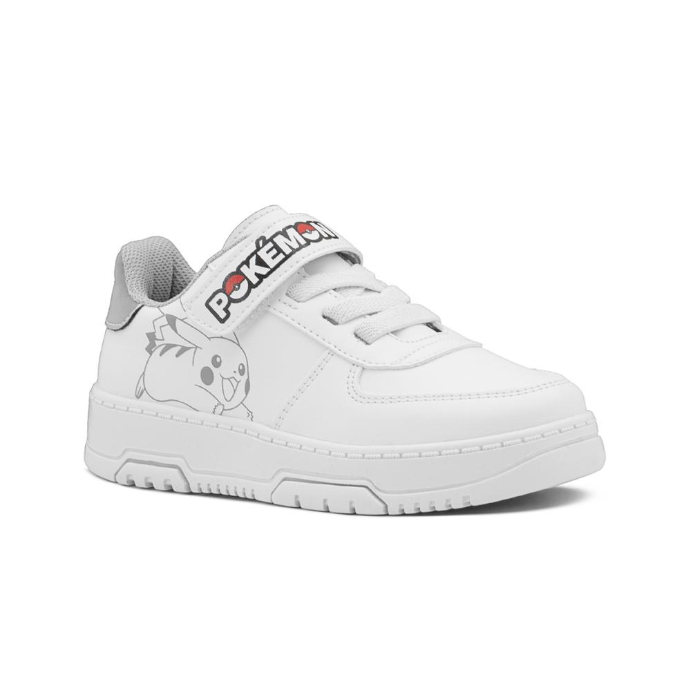 Foto 5 pulgar | Tenis Yuyin Escolares Para Niño Pokemon Picachu Casual Blanco Blanco