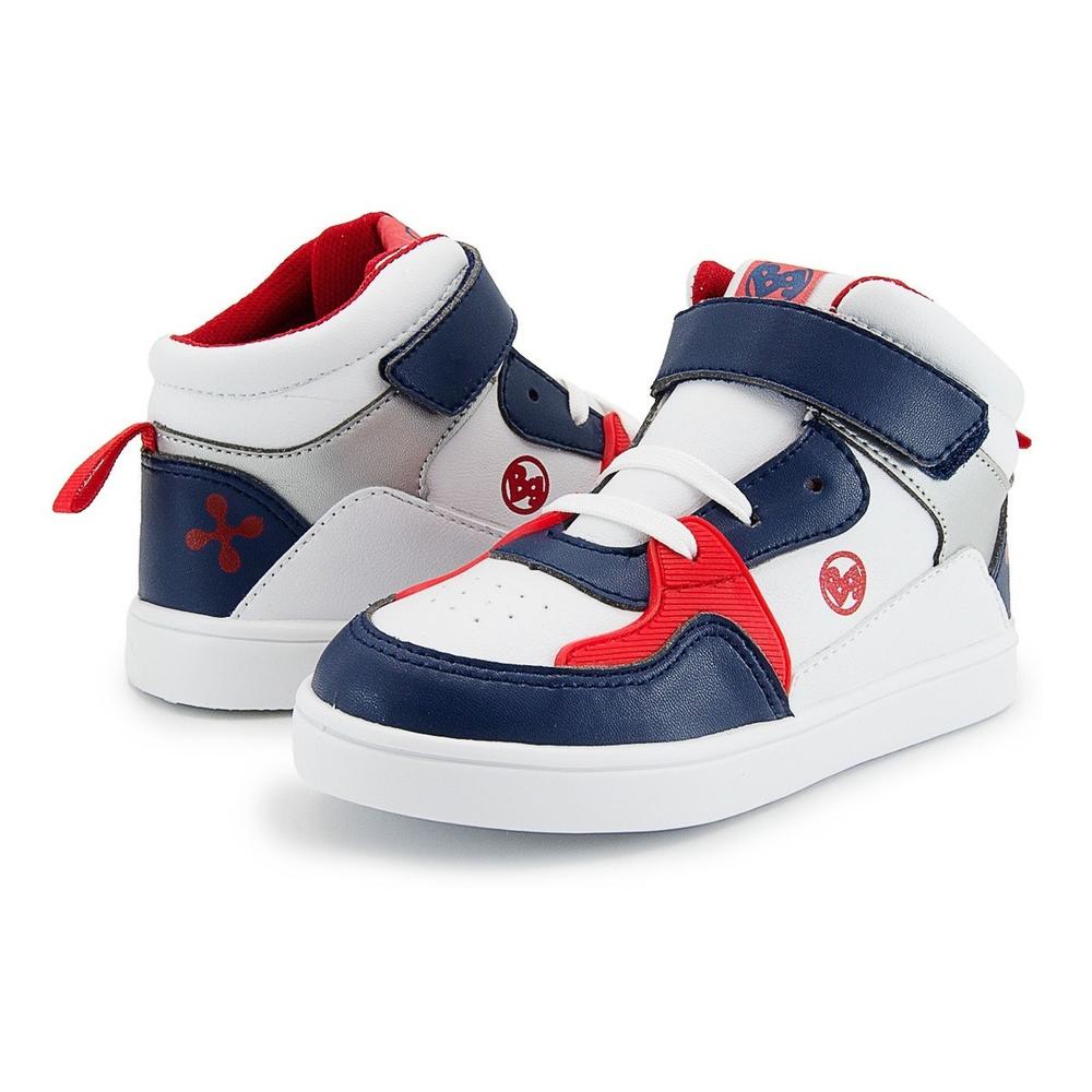 Foto 2 | Tenis Niño Bubble Gummers Bota Blanco Marino 17-23 Blanco