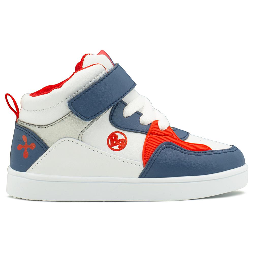 Foto 5 | Tenis Niño Bubble Gummers Bota Blanco Marino 17-23 Blanco