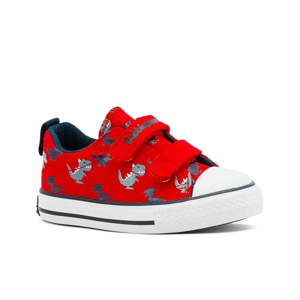 Foto 5 | Tenis Bubble Gummers Terry I Para Niño Dinosaurios En Rojo Rojo
