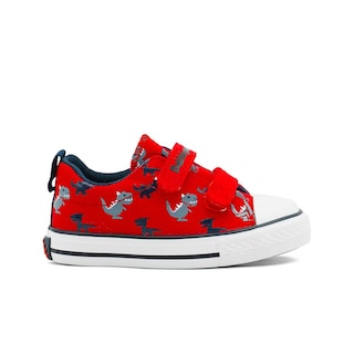 Foto 7 | Tenis Bubble Gummers Terry I Para Niño Dinosaurios En Rojo Rojo