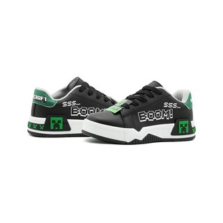 Foto 3 | Tenis Yuyin Para Niño Creeper Minecraft Antiderrapante Casual Negro