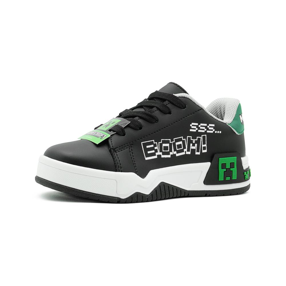 Foto 5 pulgar | Tenis Yuyin Para Niño Creeper Minecraft Antiderrapante Casual Negro