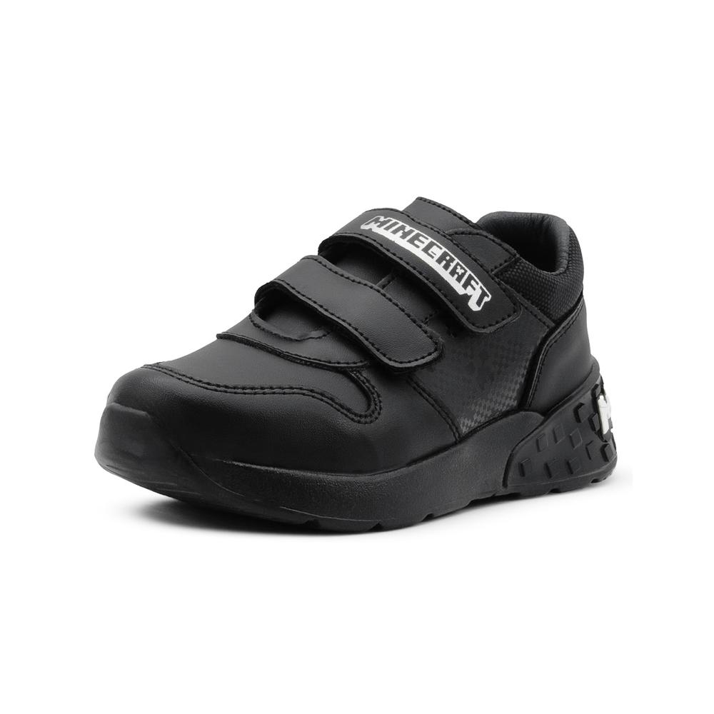 Foto 4 | Tenis Escolar Para Niño Yuyin Minecraft Creeper Negro Negro