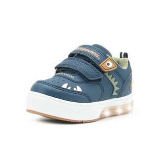 Foto 3 | Tenis Bubble Gummers Para Niño Con Luces Dinosaurio Marino Azul Marino