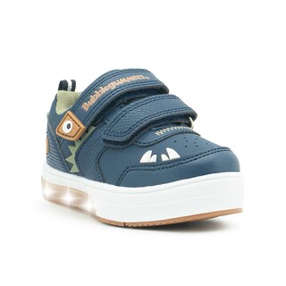 Foto 4 | Tenis Bubble Gummers Para Niño Con Luces Dinosaurio Marino Azul Marino