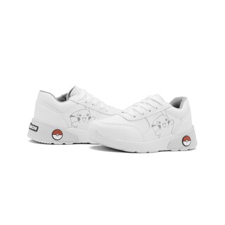 Foto 3 | Tenis Escolares Yuyin Para Niño Pokemon Picachu Casual Blanco