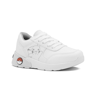 Foto 5 | Tenis Escolares Yuyin Para Niño Pokemon Picachu Casual Blanco