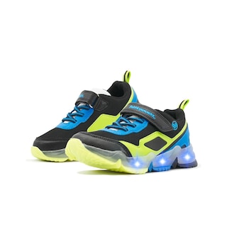 Foto 1 | Tenis Bubble Gummers Saiko con Luces Casuales Negros para Niños