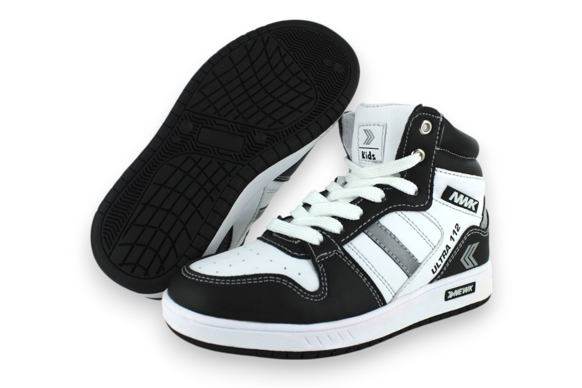 Foto 2 pulgar | Tenis Casual Negro Blanco Infantil Shacktar Newk