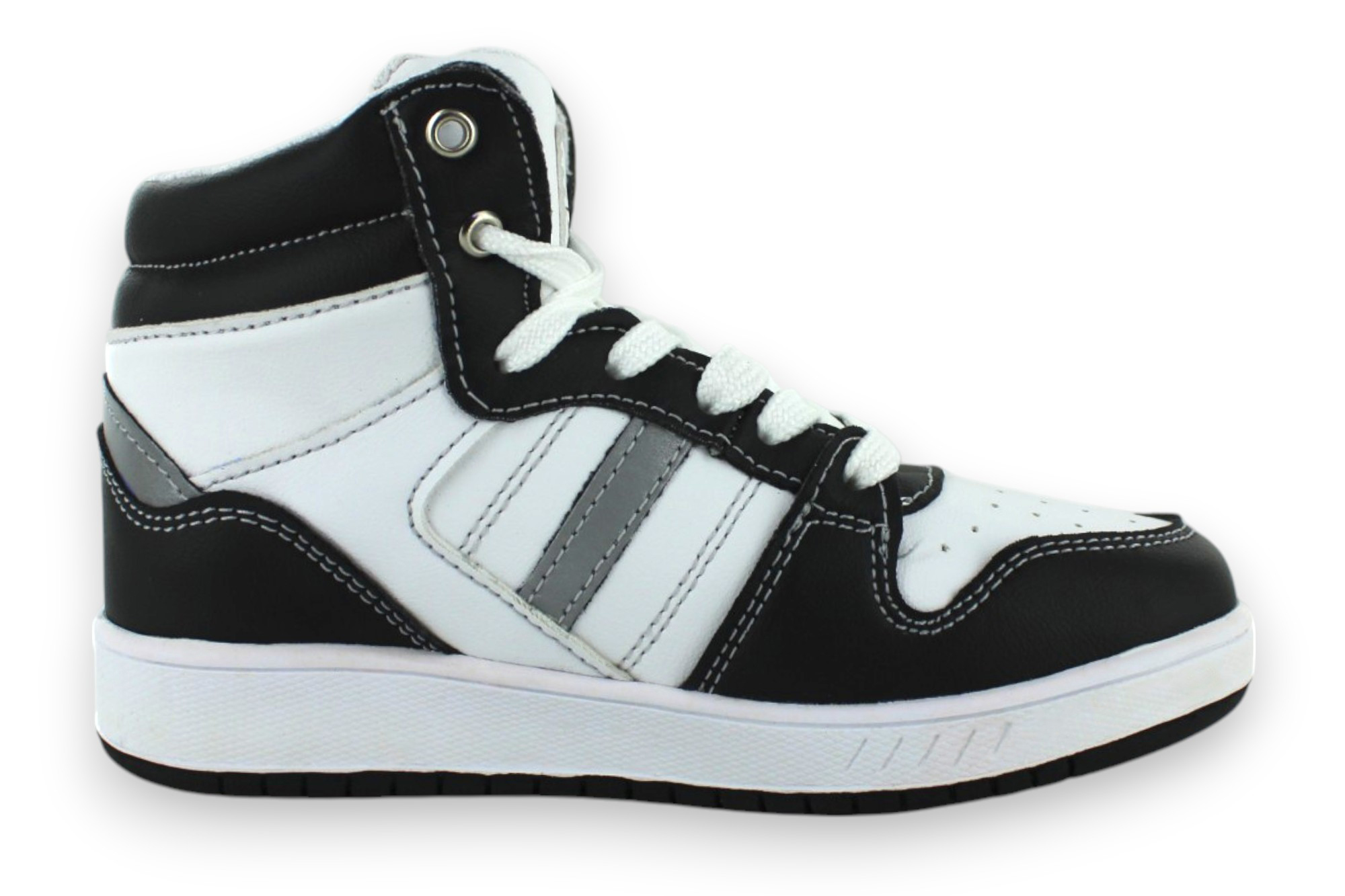 Foto 4 pulgar | Tenis Casual Negro Blanco Infantil Shacktar Newk