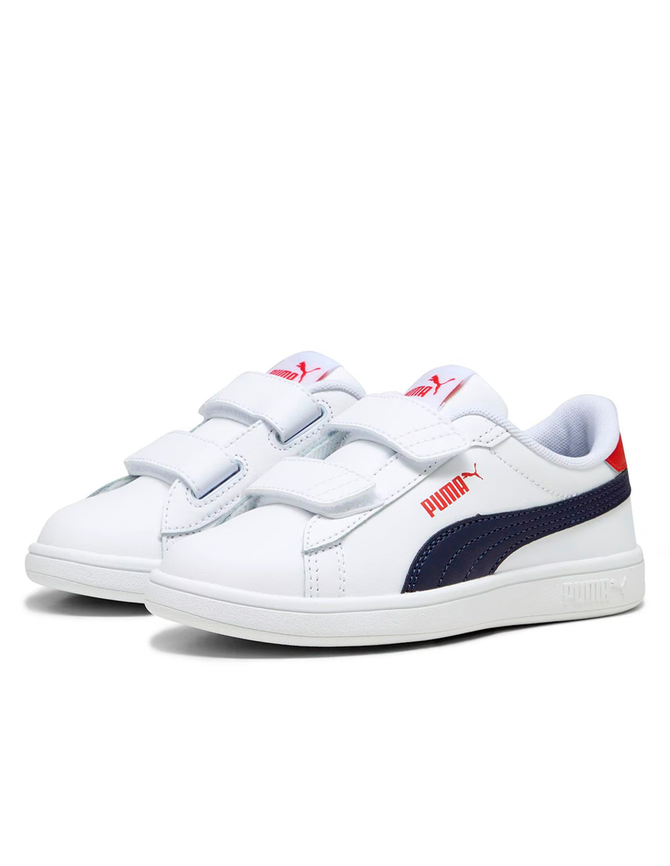 Foto 3 pulgar | Tenis Puma Smash 3.0 para Niño