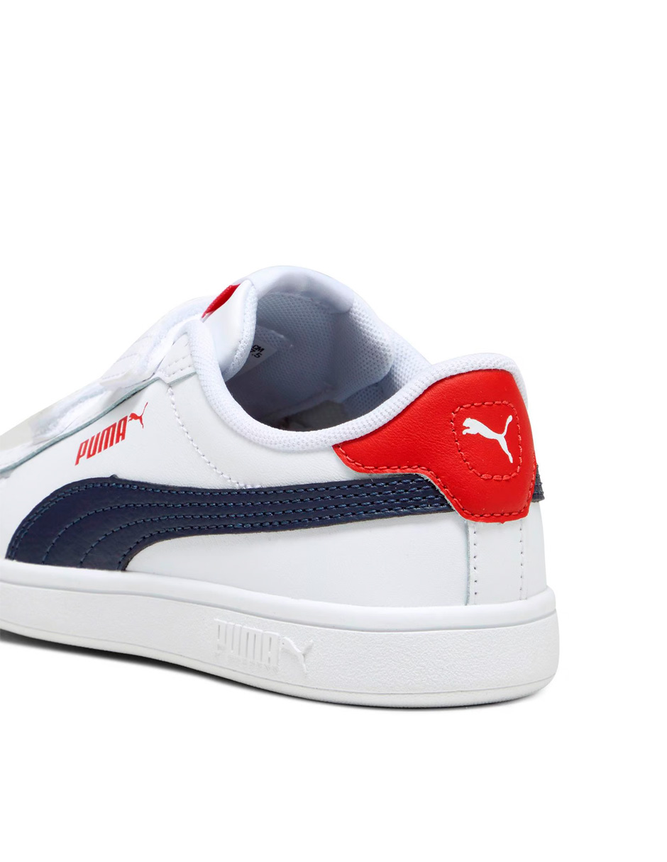 Foto 4 pulgar | Tenis Puma Smash 3.0 para Niño