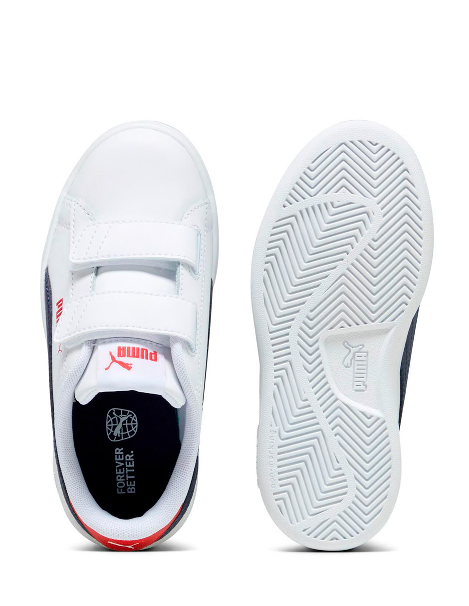 Foto 6 pulgar | Tenis Puma Smash 3.0 para Niño